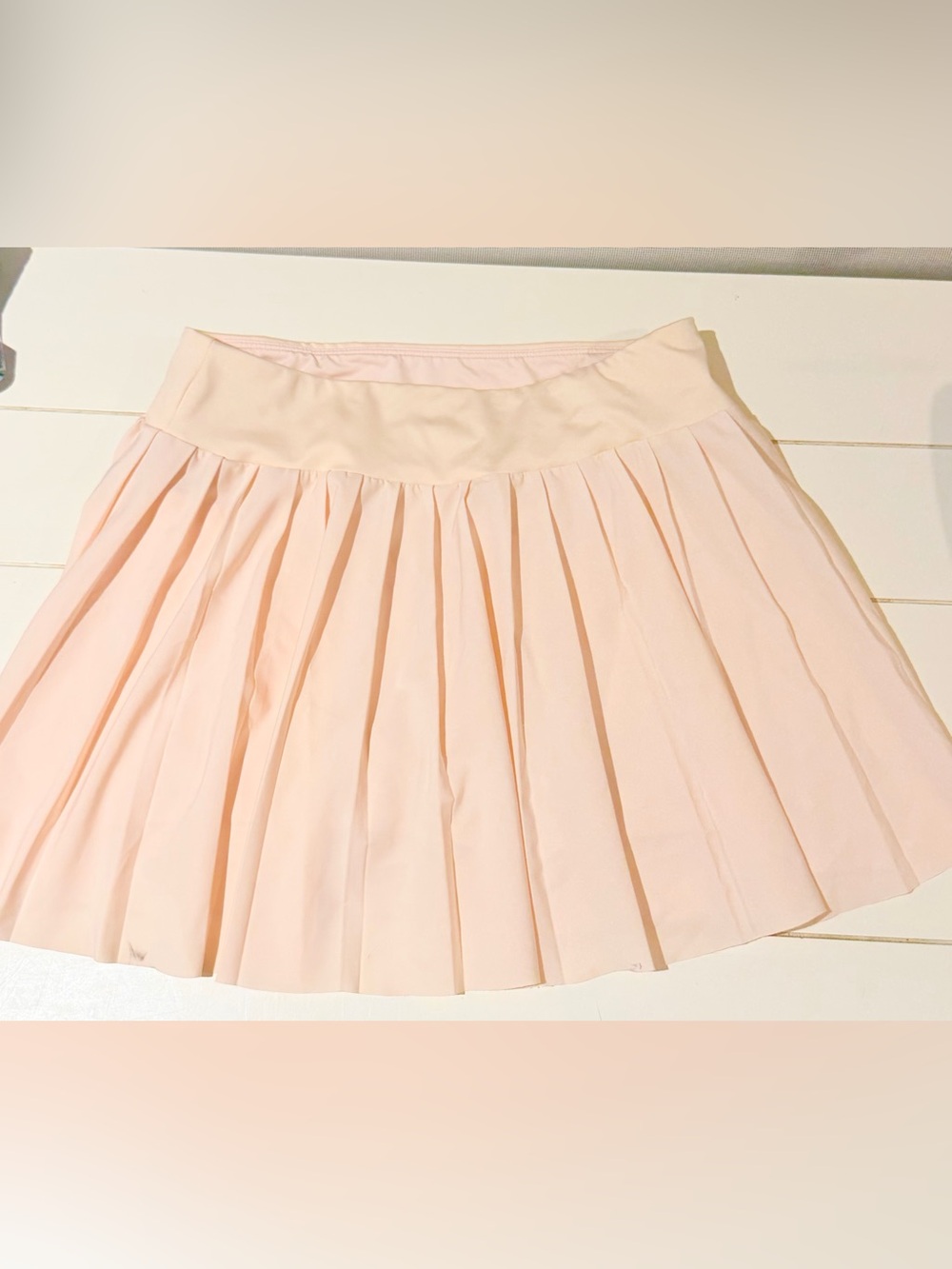 DSG Girls Peach Athletic Pleated Skirt with shorts girls Size 16